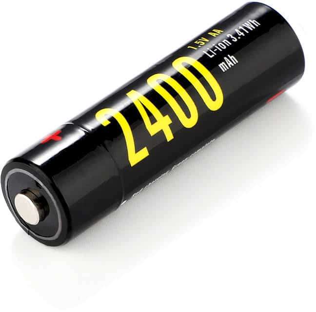 Soshine AA USB-1.5V 2400Lithium with USB cable