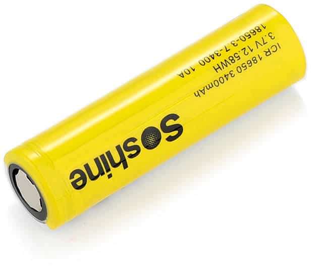 Soshine 21700 3.7V 4000mAh 20A Unprotected Battery