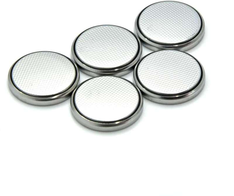 Soshine CR2025 5 Pack 3V Lithium Coin Battery 150mAh