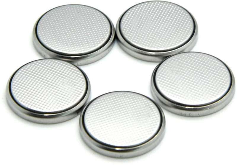 Soshine CR2025 5 Pack 3V Lithium Coin Battery 150mAh