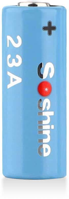 Soshine 23A 5 Pack Alkaline Battery for Remotes
