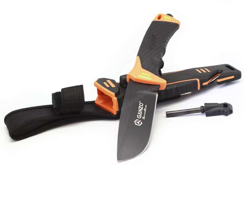Ganzo G8012 440C Fixed Blade Knife 245mm Survival Tool