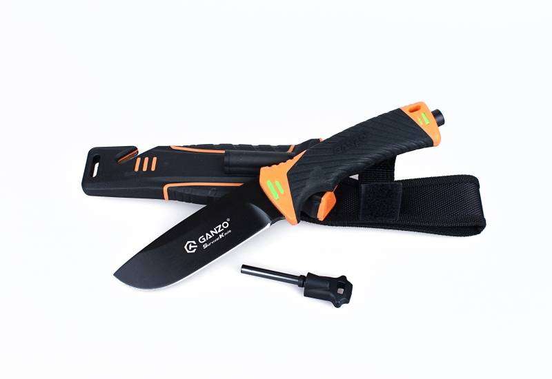 Ganzo G8012 440C Fixed Blade Knife 245mm Survival Tool