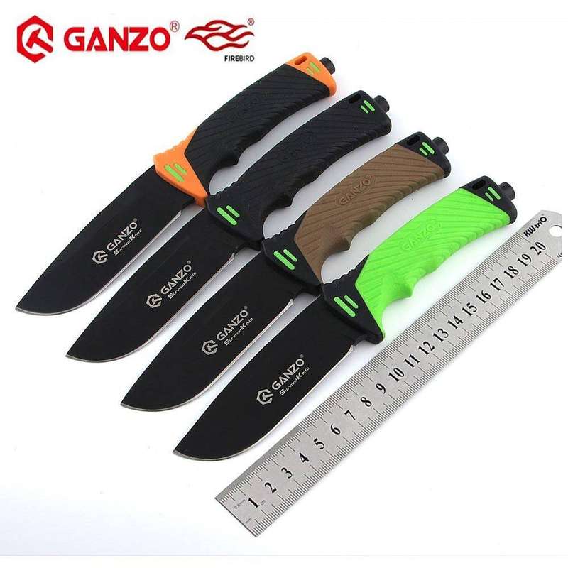 Ganzo G8012 440C Fixed Blade Knife 245mm Survival Tool
