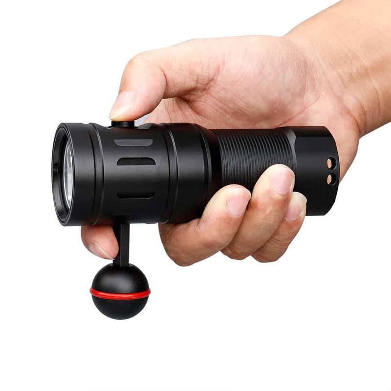 TrustFire DF35 2350 Lumen 117m Rechargeable Diving Flashlight (no charger)
