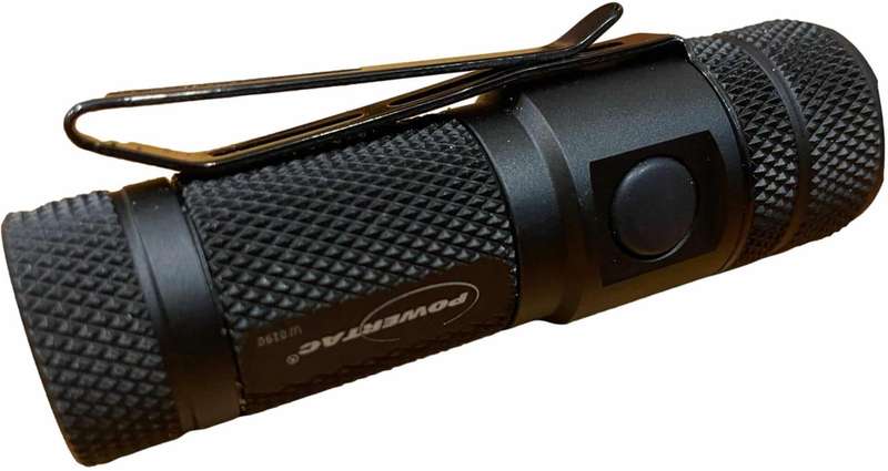 Powertac Cadet 1200LM 240m Tactical EDC Flashlight