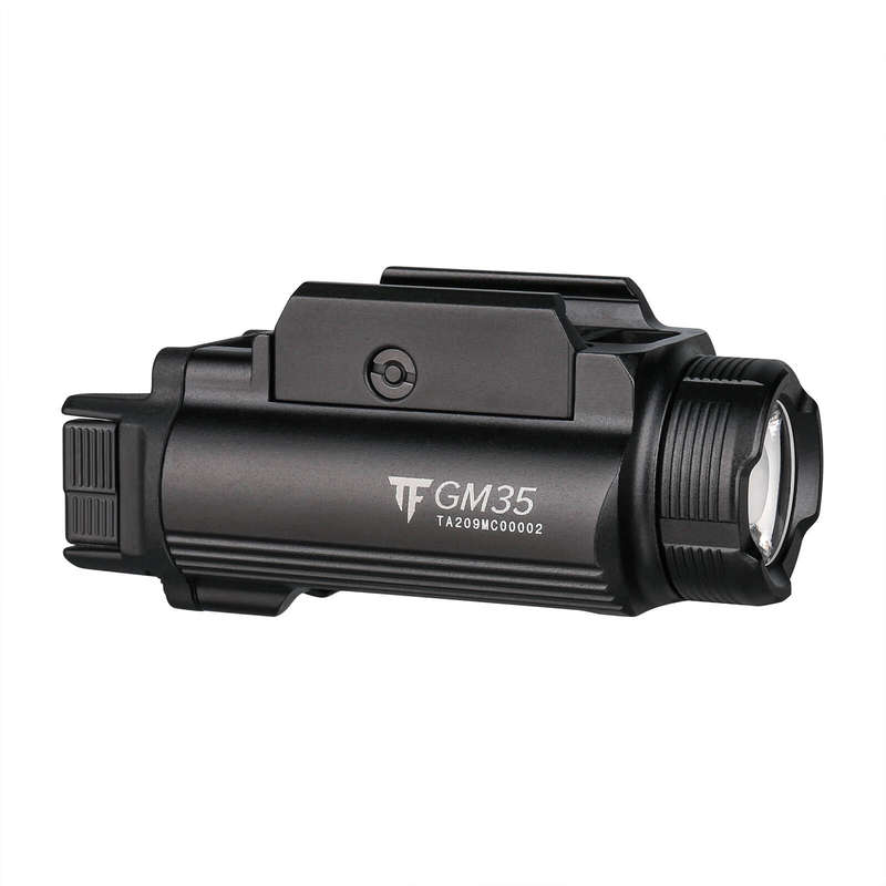 TrustFire GM35 Pistol Light - 1350 Lumens, 106m Throw, Rechargeable Tactical Flashlight