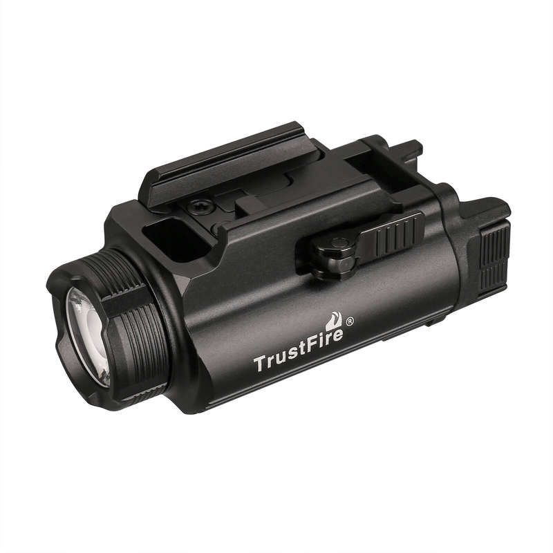 TrustFire GM35 Pistol Light - 1350 Lumens, 106m Throw, Rechargeable Tactical Flashlight