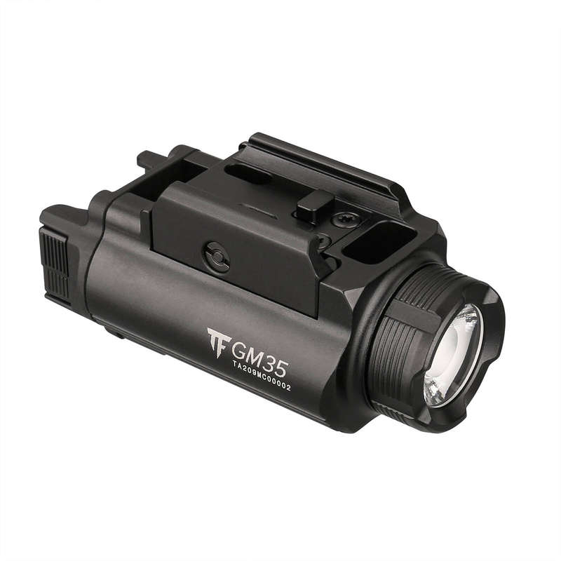 TrustFire GM35 Pistol Light - 1350 Lumens, 106m Throw, Rechargeable Tactical Flashlight