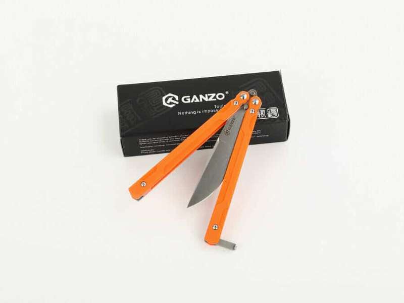 Ganzo G766 440C Butterfly Knife G10 Handle 203mm EDC Tool