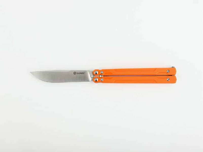 Ganzo G766 440C Butterfly Knife G10 Handle 203mm EDC Tool