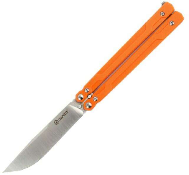 Ganzo G766 440C Butterfly Knife G10 Handle 203mm EDC Tool