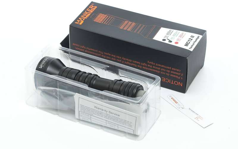 Manker MC12 II (red, Green or white beam)