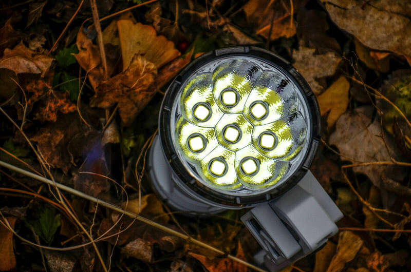 END OF RANGE Manker MK38 41500 Lumen 1200m Throw Rechargeable LED Searchlight