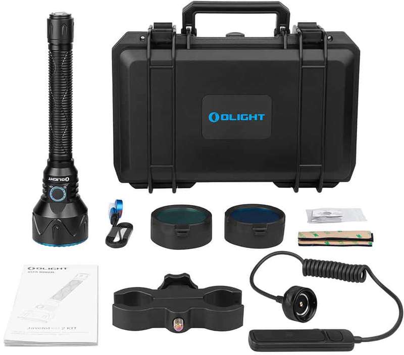 Olight Javelot Pro 2 Kit 2500 Lumen 1050m Throw Rechargeable Tactical Flashlight