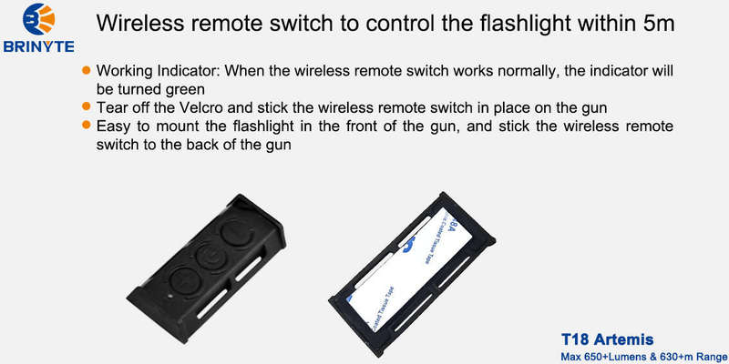 Brinyte WR18 Replacement Pressure Switch for T18 Flashlight