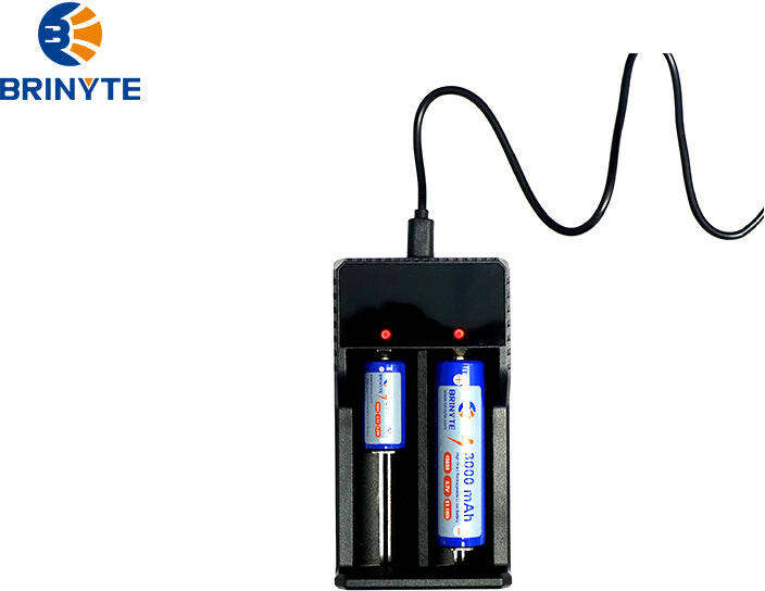 Brinyte UC02 Charger 2-Slot 1000mA for Li-ion Batteries
