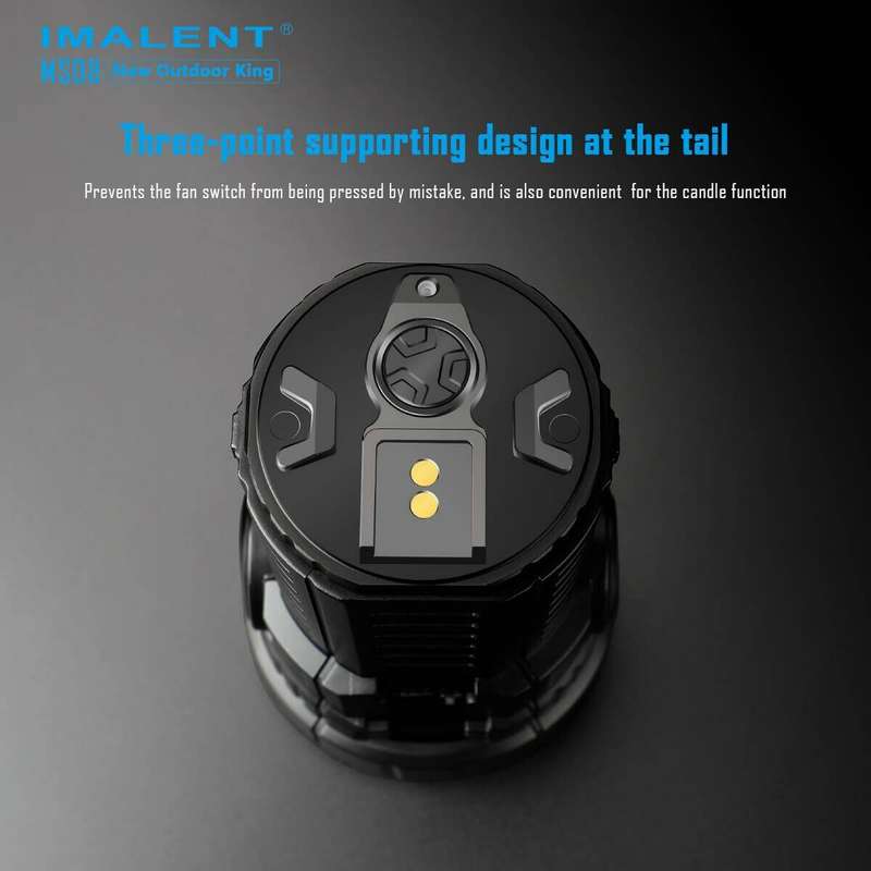 Imalent MS08 34000 Lumen 738m Throw Rechargeable LED Searchlight with Cooling Fans