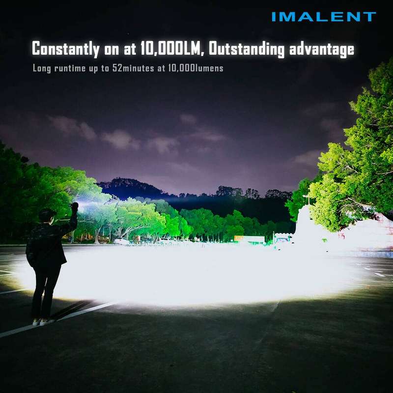 Imalent MR90 50000 Lumen 1586m Throw Rechargeable LED Searchlight