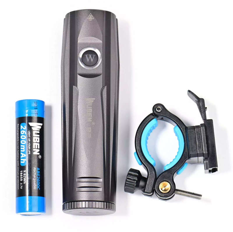 Wuben B2 Bicycle Light 1300 Lumen 280m Throw Rechargeable with 18650 or 21700 Battery