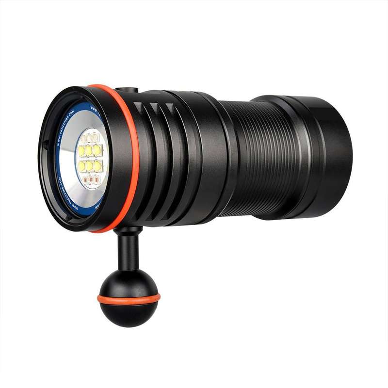TrustFire DF50 Dive Light 6500 Lumen 105m Throw USB Rechargeable 70M Waterproof