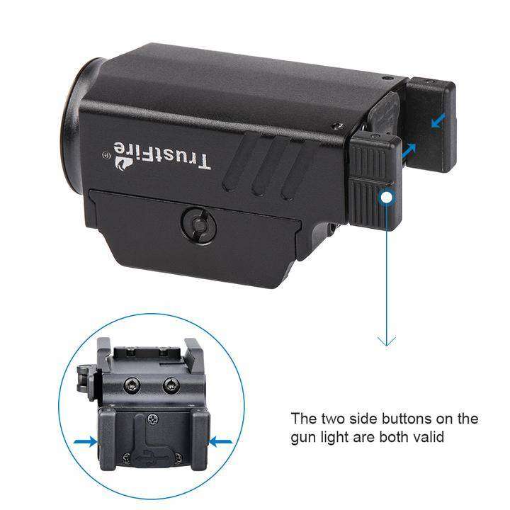 Open Box TrustFire GM23 800 Lumen 90m Pistol Light  - Black