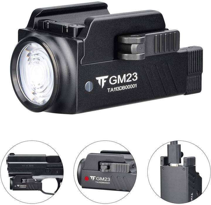 Open Box TrustFire GM23 800 Lumen 90m Pistol Light  - Black