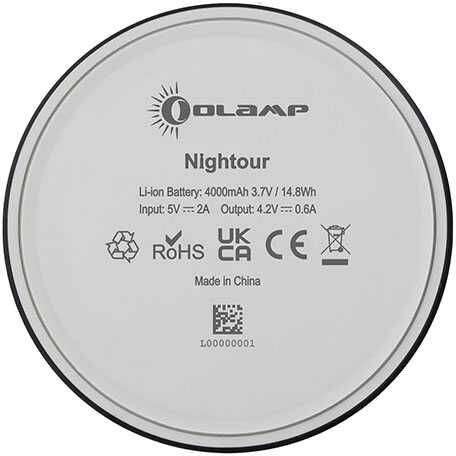 Olight Nightour 90 Lumen Rechargeable LED Table Lamp