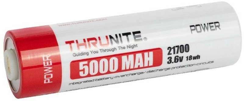 ThruNite 21700 5000mAh Proprietary Battery for Flashlights