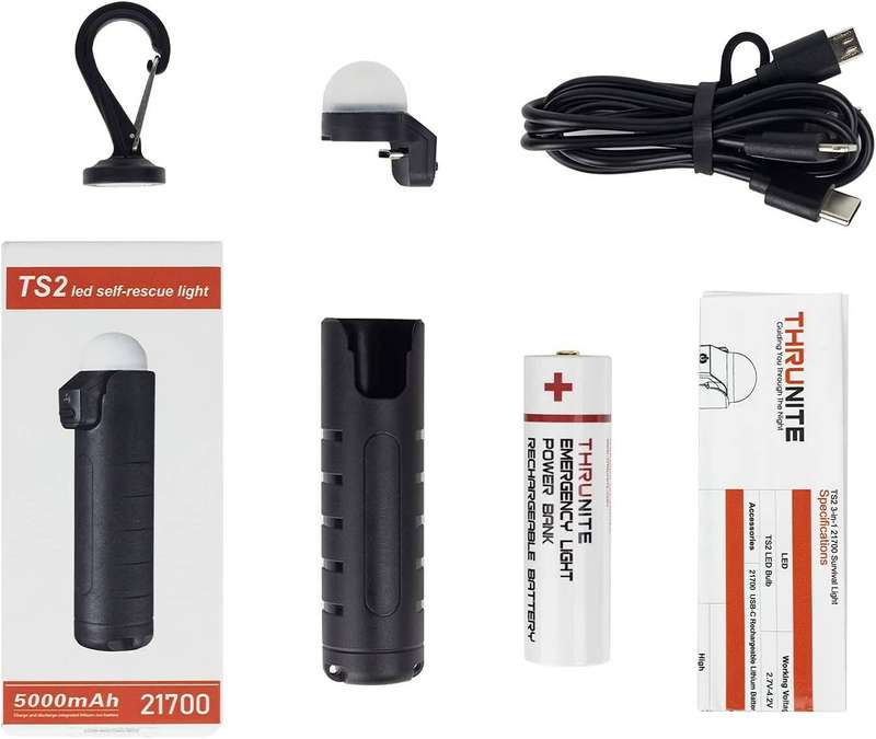 Thrunite TS2 Survival Light 118LM Rechargeable Camping Lantern