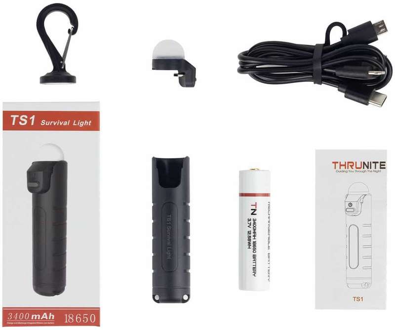 Thrunite TS1 Survival Light 100LM Rechargeable Camping Lantern