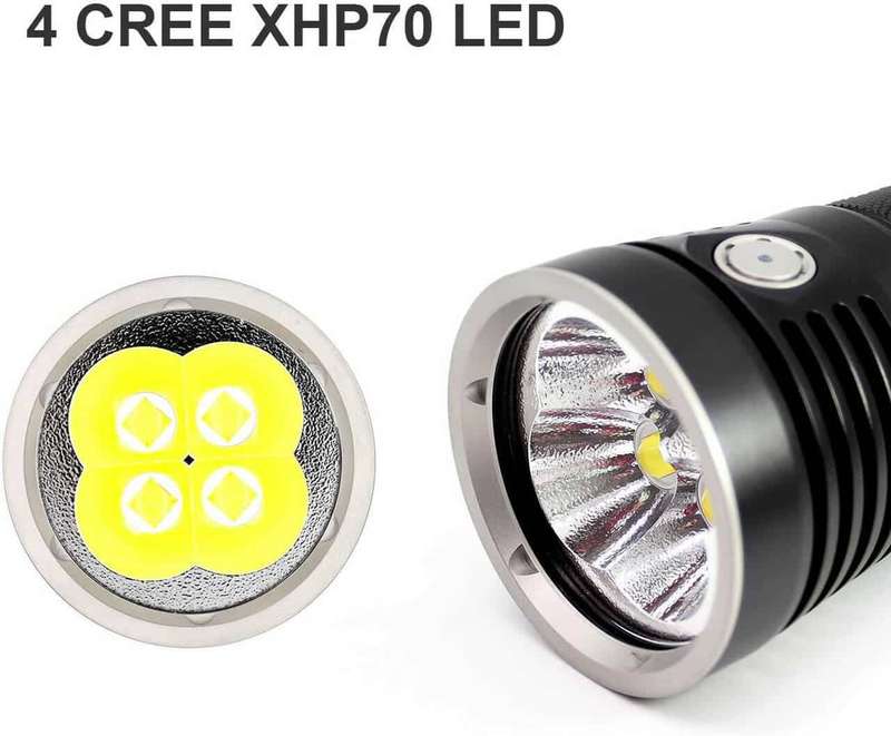 Thrunite TN50 16340LM 410m Throw Rechargeable LED Flashlight