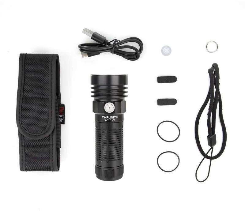 Thrunite TC20 V2 4068LM 299m Throw Rechargeable Flashlight