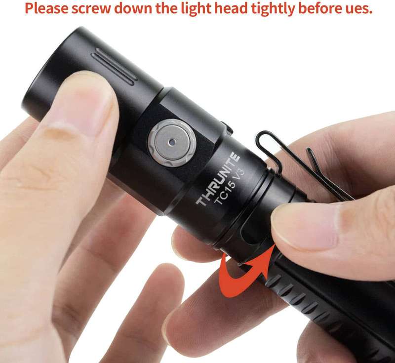 Thrunite TC15 V3 2403LM 223m Throw Rechargeable EDC Flashlight