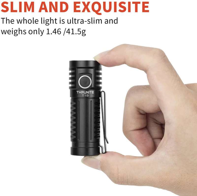 Thrunite T1S 1212LM 184m Throw Rechargeable EDC Flashlight
