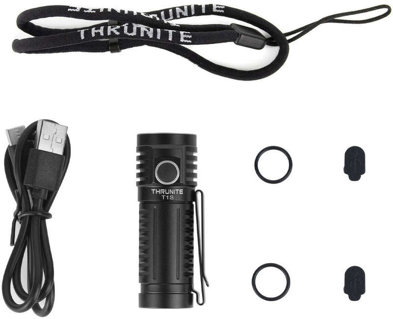 Thrunite T1S 1212LM 184m Throw Rechargeable EDC Flashlight