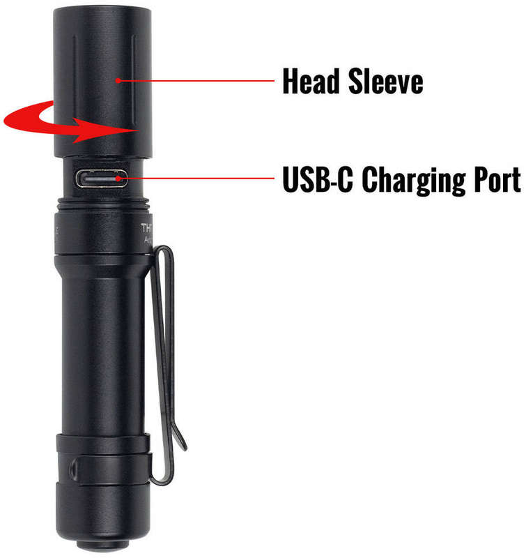 Thrunite Archer Mini 405LM 87m Throw Rechargeable Flashlight