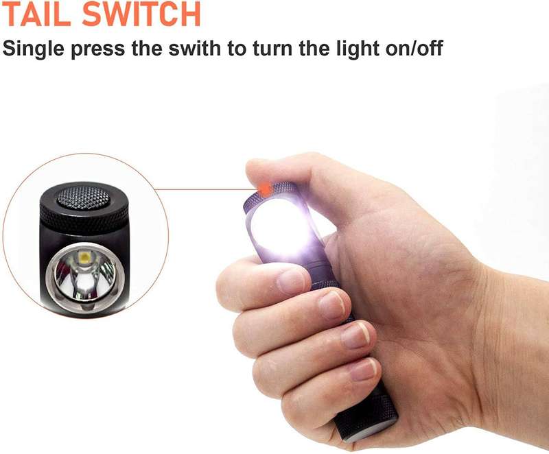 WOWTAC A2S 1047 Lumen 145m Throw Rechargeable Headlamp Flashlight Cool White