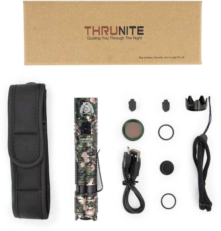 Thrunite BSS V4 Camo 2523LM 250m Rechargeable Tactical Flashlight
