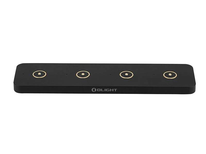Olight Omino Charger with Four Magnetic Charging Ports for Flashlights Black