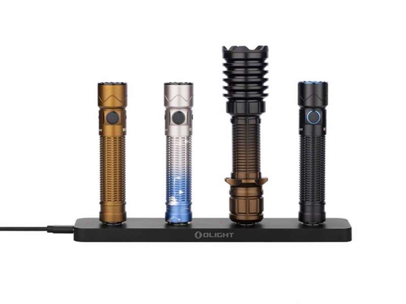 Olight Omino Charger with Four Magnetic Charging Ports for Flashlights Black