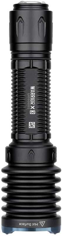 Olight Warrior X 3 2500 Lumen 560m Throw Rechargeable Tactical Flashlight Black