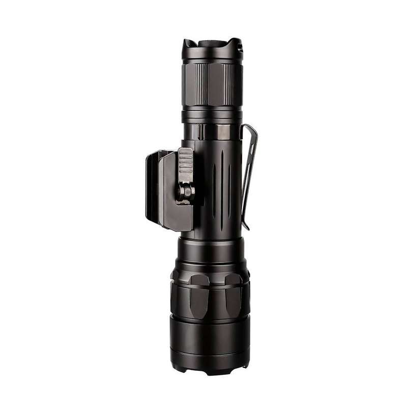 TrustFire R8 Pistol Light - 1800 Lumens, 350m Throw, Tactical Rail Mount Flashlight