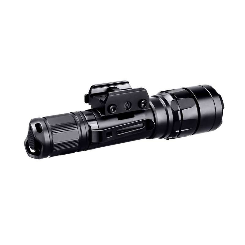 TrustFire R8 Pistol Light - 1800 Lumens, 350m Throw, Tactical Rail Mount Flashlight