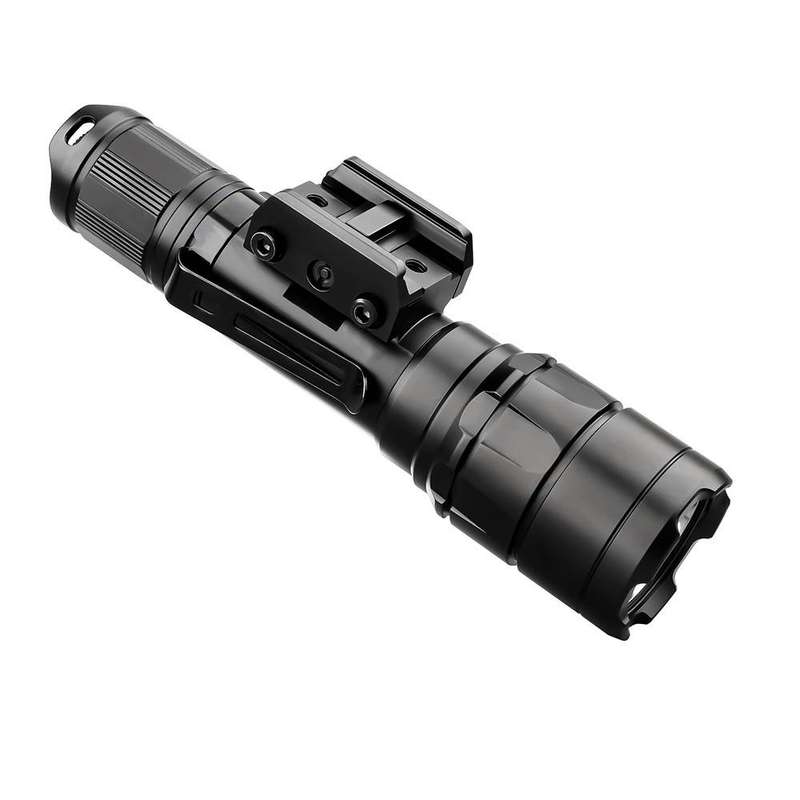 TrustFire R8 Pistol Light - 1800 Lumens, 350m Throw, Tactical Rail Mount Flashlight