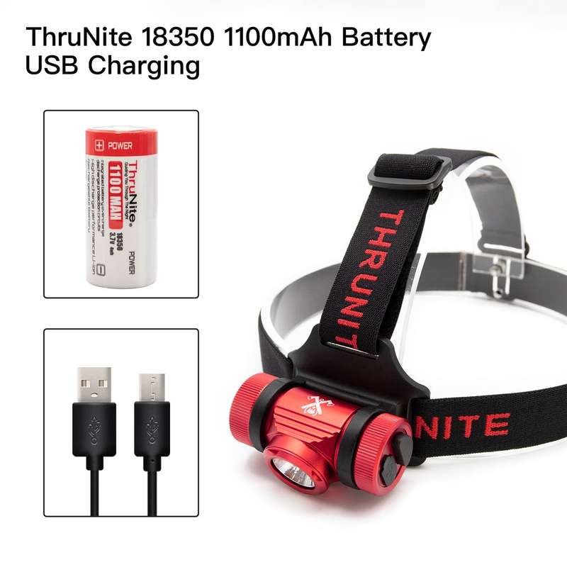 ThruNite TH02 NW RED, 1500lm, 118m Throw