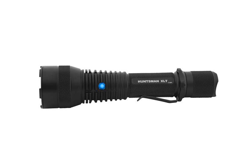 Powertac Huntsman XLT Kit 1200 Lumen 1000m Throw Rechargeable Tactical Flashlight