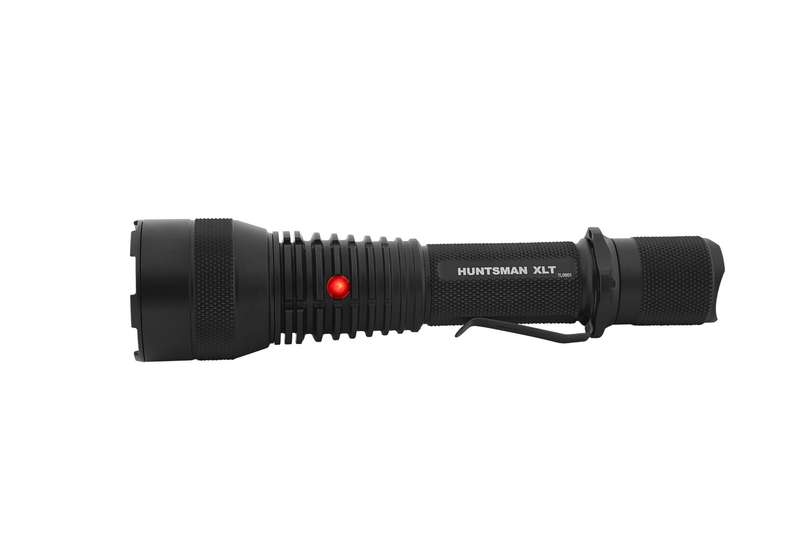 Powertac Huntsman XLT Kit 1200 Lumen 1000m Throw Rechargeable Tactical Flashlight