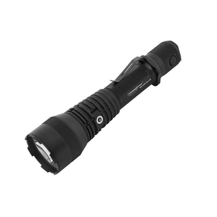 Powertac Huntsman XLT Kit 1200 Lumen 1000m Throw Rechargeable Tactical Flashlight