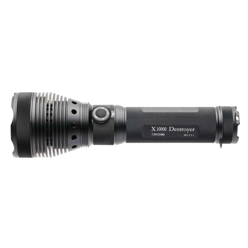 Powertac Destroyer X10K G2 9500LM 1400m Search Flashlight